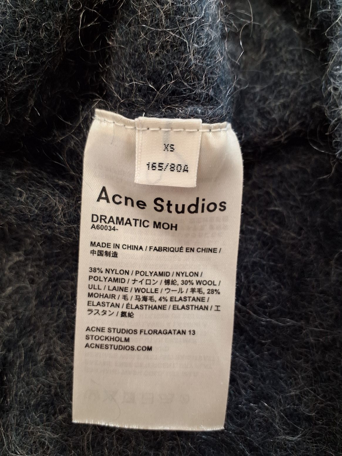 Acne Studios Dramatic Mohair sweater
